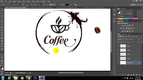 6 Bước Thiết Kế Logo Bằng Photoshop Đơn Giản Hoàng Hà PC Cosy