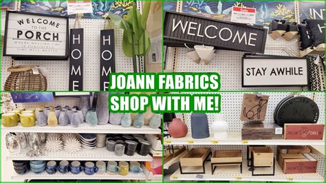 Joann Fabrics Home Decor Shop With Me Summer Decor 2021 Youtube