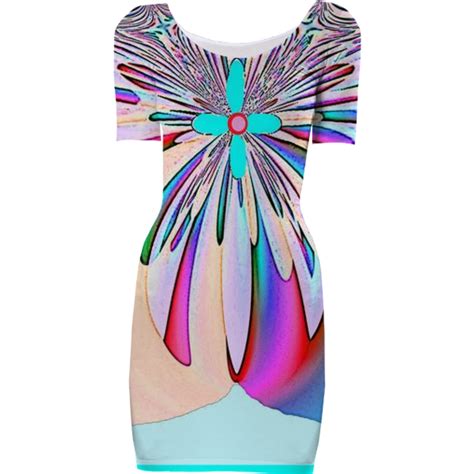 shop aqua rainbow stripe bodycon dress bodycon dress by godwinsenterprises print all over me