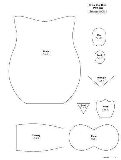 Willst du eine eür vorlage erstellen, dann kann dies dich durchaus einige nerven kosten. Creative Ideas - DIY Cute Fabric Owl Ornaments with Free ...
