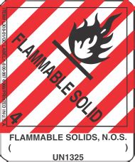 Flammable Solids N O S UN1325