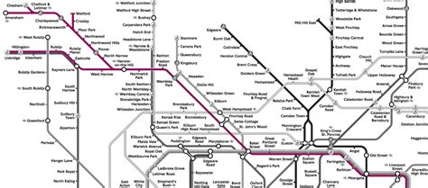 Metropolitan Line Tube Map