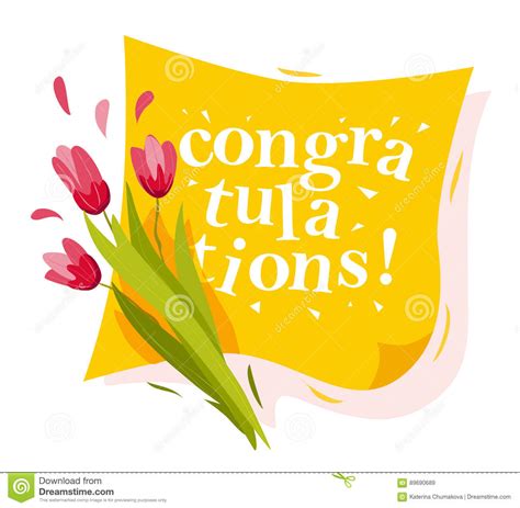 Congratulation Banner With Colorful Balloons Vector Cartoondealer