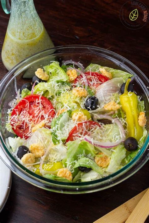 Low Carb Olive Garden Salad • Low Carb Nomad