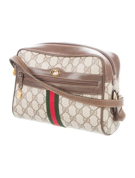 Gucci Vintage Gg Plus Crossbody Bag Handbags Guc145973 The Realreal