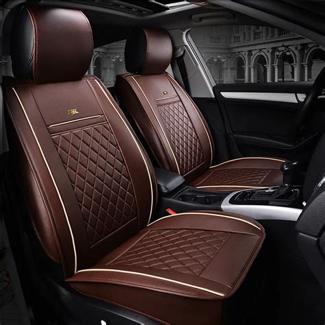Front Rear Luxury Leather Car Seat Cover For Volvo S60l V40 V60
