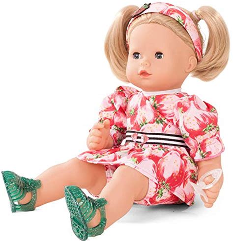 Gotz Maxy Muffin Strawberry Fields Soft Baby Doll With Blonde