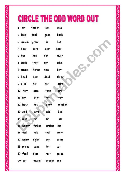 10 English Pronunciation Practice Exercises Printables 55 Off