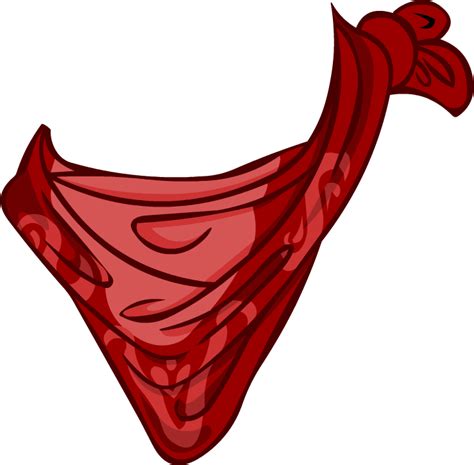 Image - Red Bandana cutout.PNG - Club Penguin Wiki - The free, editable gambar png