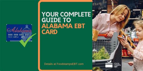 Families are provided this benefit via an electronic benefits transfer card that works like a debit card. Alabama EBT Card 2020 Guide - Food Stamps EBT