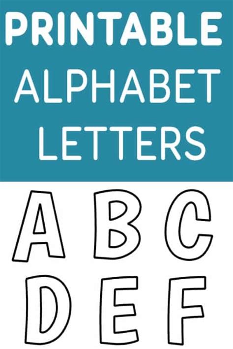 Free Printable Alphabet Letters Free Printable Templates