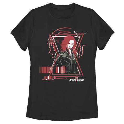 Marvel Marvel Womens Black Widow Stealth Barcode T Shirt Walmart