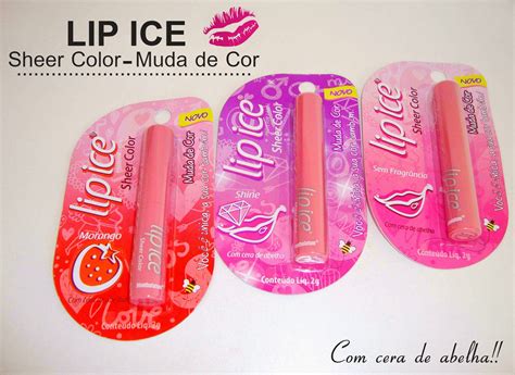Blog Lets Go Girls Protetores Labiais Lip Ice Sheer Color Resenha