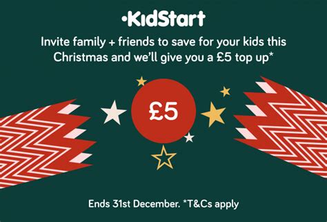 Kidstart Invite Offer Get £5 For A Limited Time For Your Kids