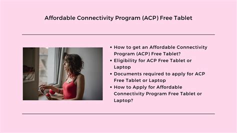 Get A Affordable Connectivity Program Acp Free Tablet