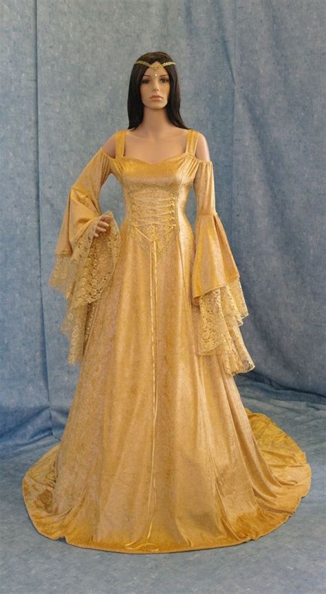 See your favorite designing wedding dresses and colored wedding dresses discounted & on sale. Renaissance wedding dress medieval dress elven by ...