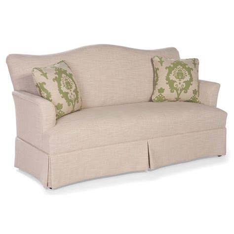 Fairfield Sofa Accents 2770 50 Skirted Camel Back Sofa Belfort