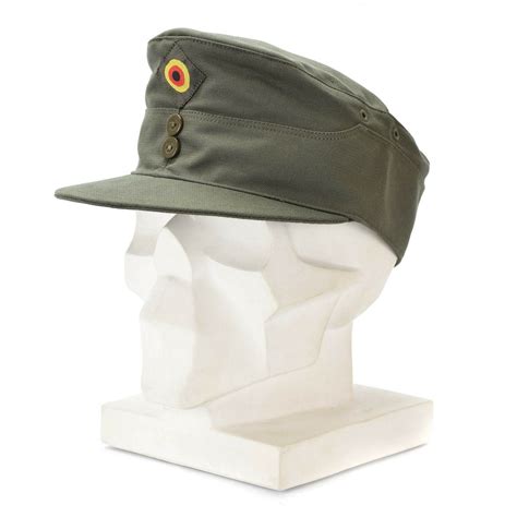 Genuine Original German Army Olive Cap Od Field Tactical Military Hat