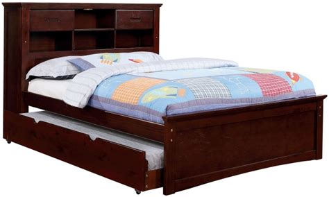 Our bookshelf beds have either a. Pearland Full Bookcase Bed from Furniture of America ...
