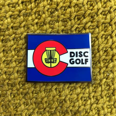 Colorado Disc Golf Pin Disc Golf Pins