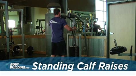 Standing Calf Raises Calves Exercise Youtube