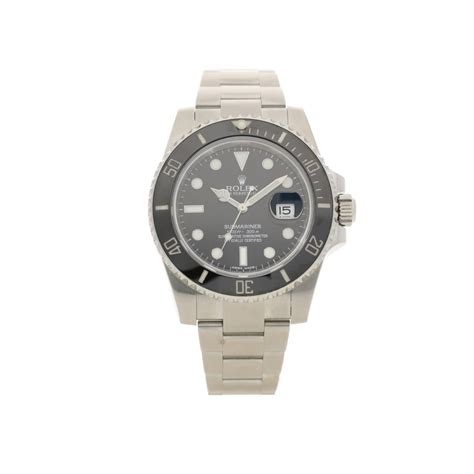 The rolex explorer is along with the two tone datejust one of. Rolex Submariner 116610LN - Second Hand Mens Watch - Black ...