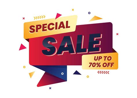 Special Offer Sale Promotion Banner Template 2038116 Vector Art At Vecteezy