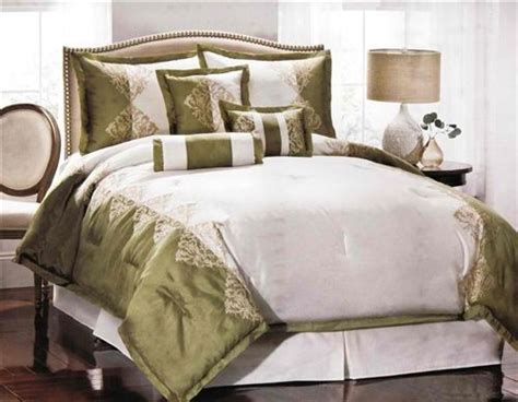 Shop for brown and blue comforter sets at bed bath & beyond. Danbury 7 PC Queen Size Comforter Set Sage Green | Queen ...