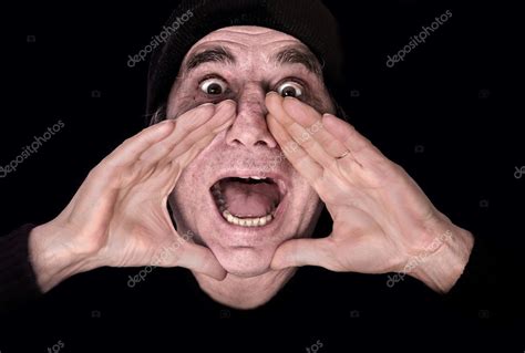 Man Yelling Stock Photo By ©delkoo 23384472