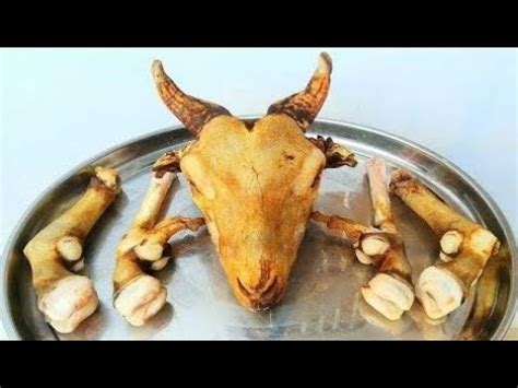 Goat Head Cutting How To Cut Goat Head Into Pieces Indian Street Food Live Cooking