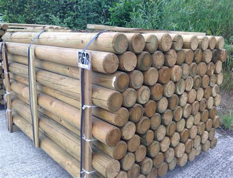 75mm 3 Timber Round Posts And Poles Hillsborough Fencing