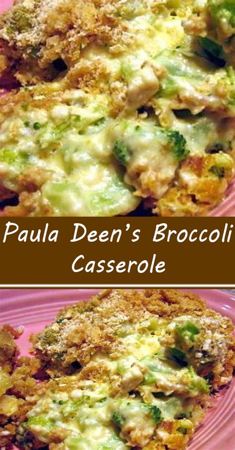 We made the original recipe paula dean's broccoli casserole and i thought that i would have left overs but i didn't. Paula Deen's Broccoli Casserole | Broccoli recipes ...