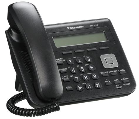 Panasonic Kx Ut113 Sip Standard Desk Phone Available In Black And