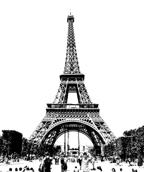 La Torre Eiffel Dibujo Vectorial Cristina