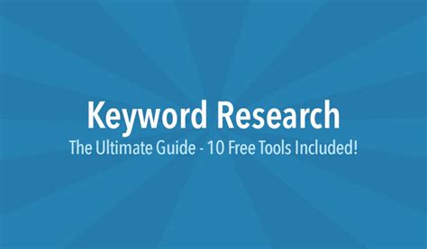 Keyword Research The Ultimate Guide Mysiteauditor
