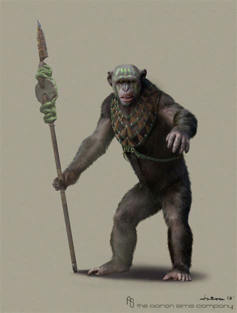 Dawn Of The Planet Of The Apes Concept Art Planet Of The Apes Animal