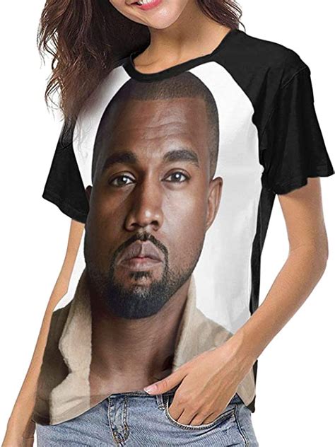 Kanye West Short Sleeve T Shirt Girls Round Neck Summer T Shirt Tops