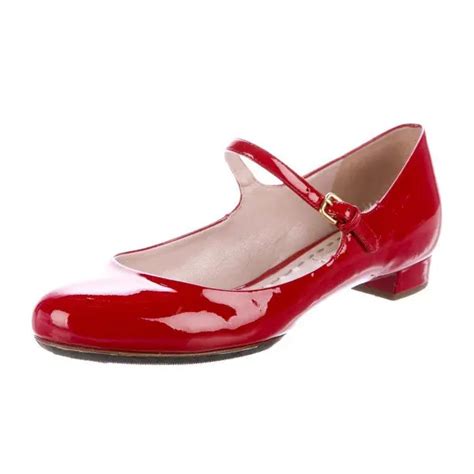 Buy Fsj Fashion Lady Red Leather Mary Janes Buckle