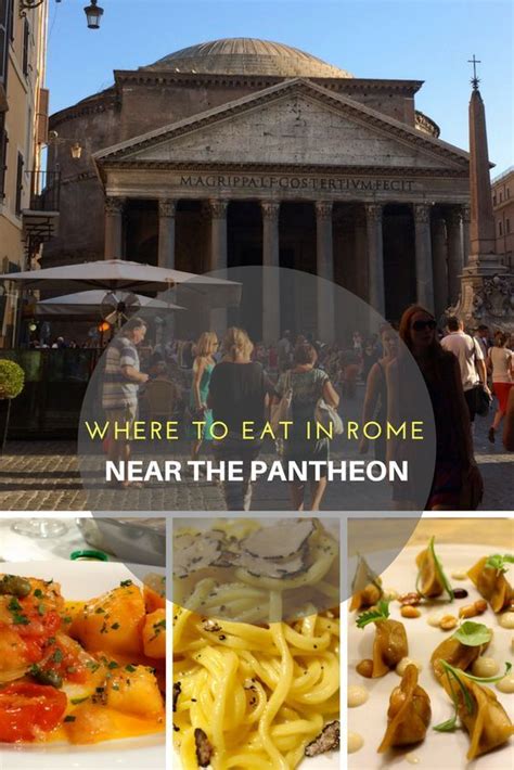 Restaurants Near Rome Pantheon | Rome pantheon, Best places to eat, Rome