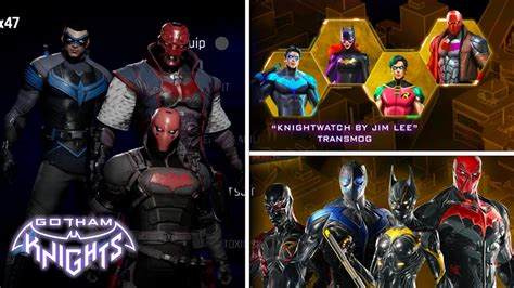 ALL Confirmed Suits For Nightwing Red Hood Batgirl Robin In Gotham