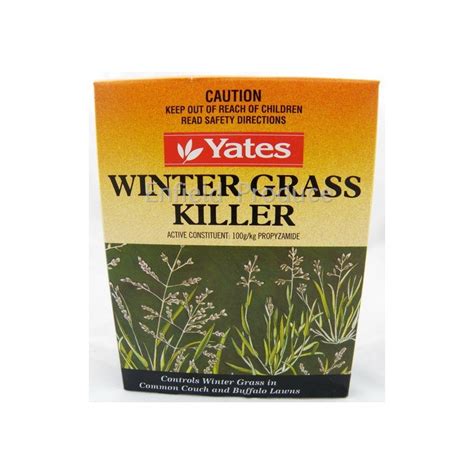 Winter grass killer product is sold a s a fine powder which is mixed with water for application. Yates Winter Grass Killer 120 grams - Soluble Powder