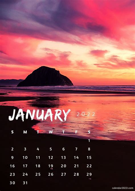 2022 Calendar Monthly Mobile Wallpapers | Calendar 2022