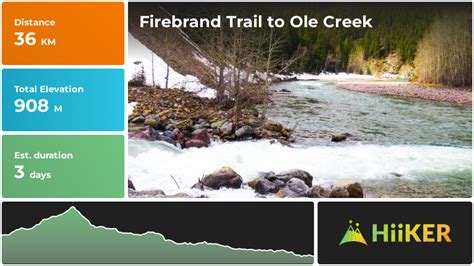 Firebrand Trail To Ole Creek Montana