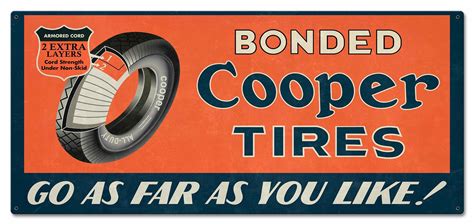 Cooper Tires Sign Garage Art™