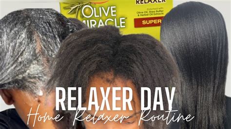 Full Relaxer Day 3 Months Retouch How I Relax My Hair At Home My
