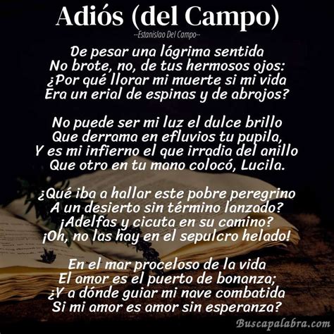 Poema Adiós Del Campo De Estanislao Del Campo Análisis Del Poema