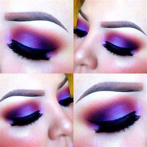 Make Up Purple Shimmery Look Wheretoget