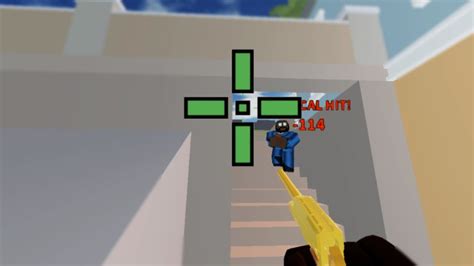 Biggest Crosshair Gives You Aimbot In Roblox Arsenal Youtube