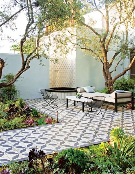 Trending Now 10 Dreamy Patios With Bold Patterned Tile Patio Design
