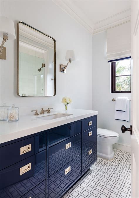 Navy Blue Bathroom Vanity Images Best Home Design Ideas